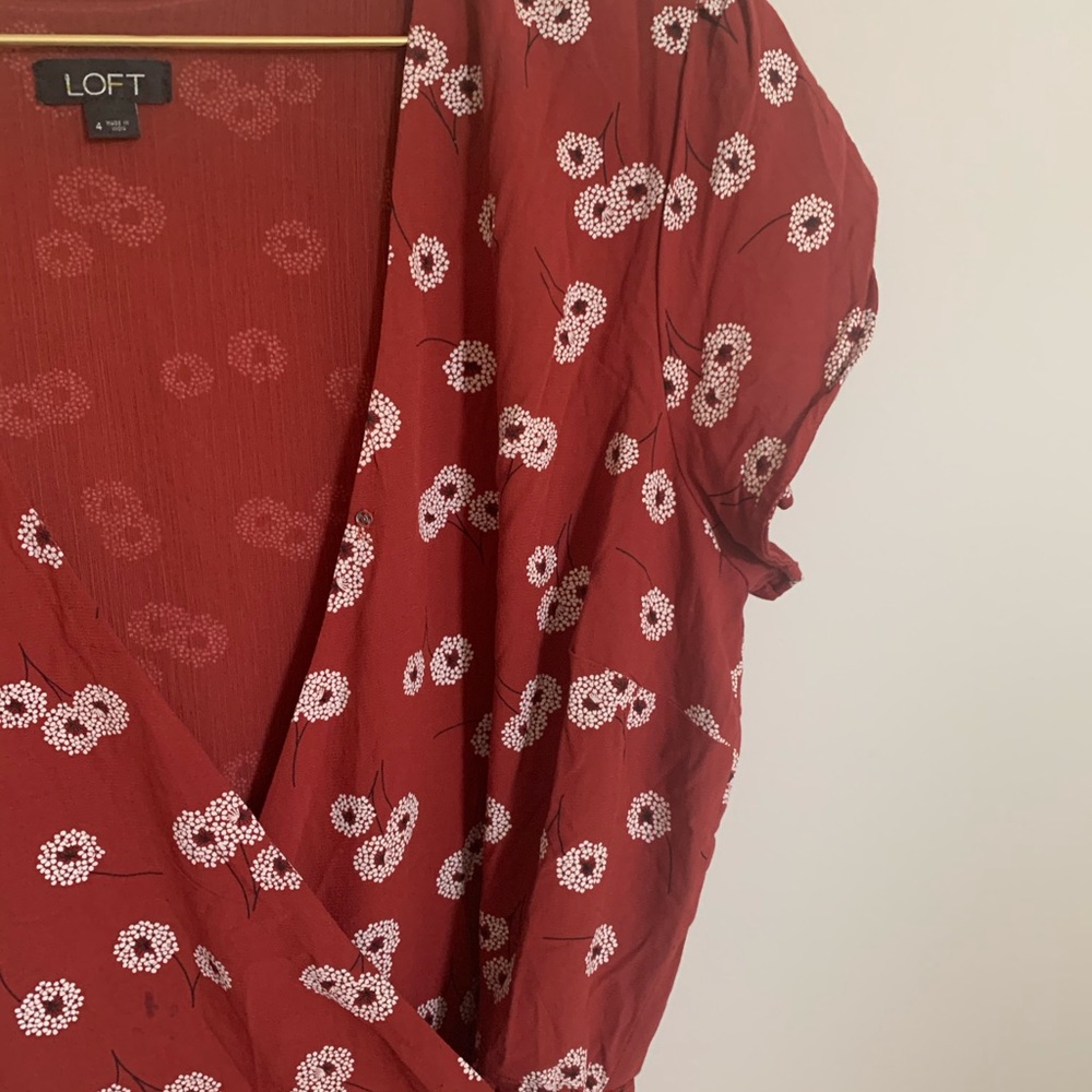 LOFT Wrap Romper